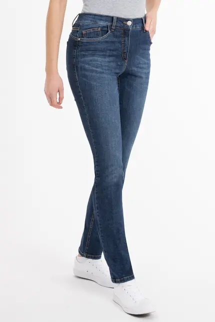 Recover Pants Powerstretch-Jeans Ramona in DENIM BLUE Artikelnummer REC-13348-01-U4092-145