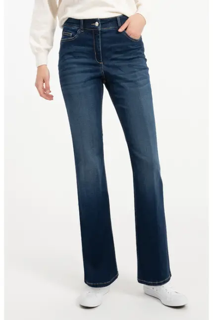 Recover Pants Bootcut-Jeans Tanja in DENIM BLUE Artikelnummer REC-13406-4310-144